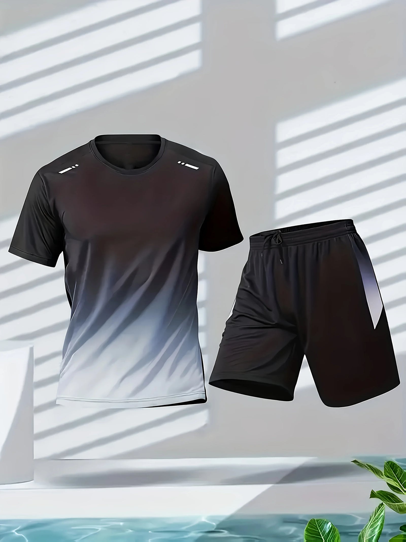 Coordinated Sports Top and Bottom Clothing Set with Style Options