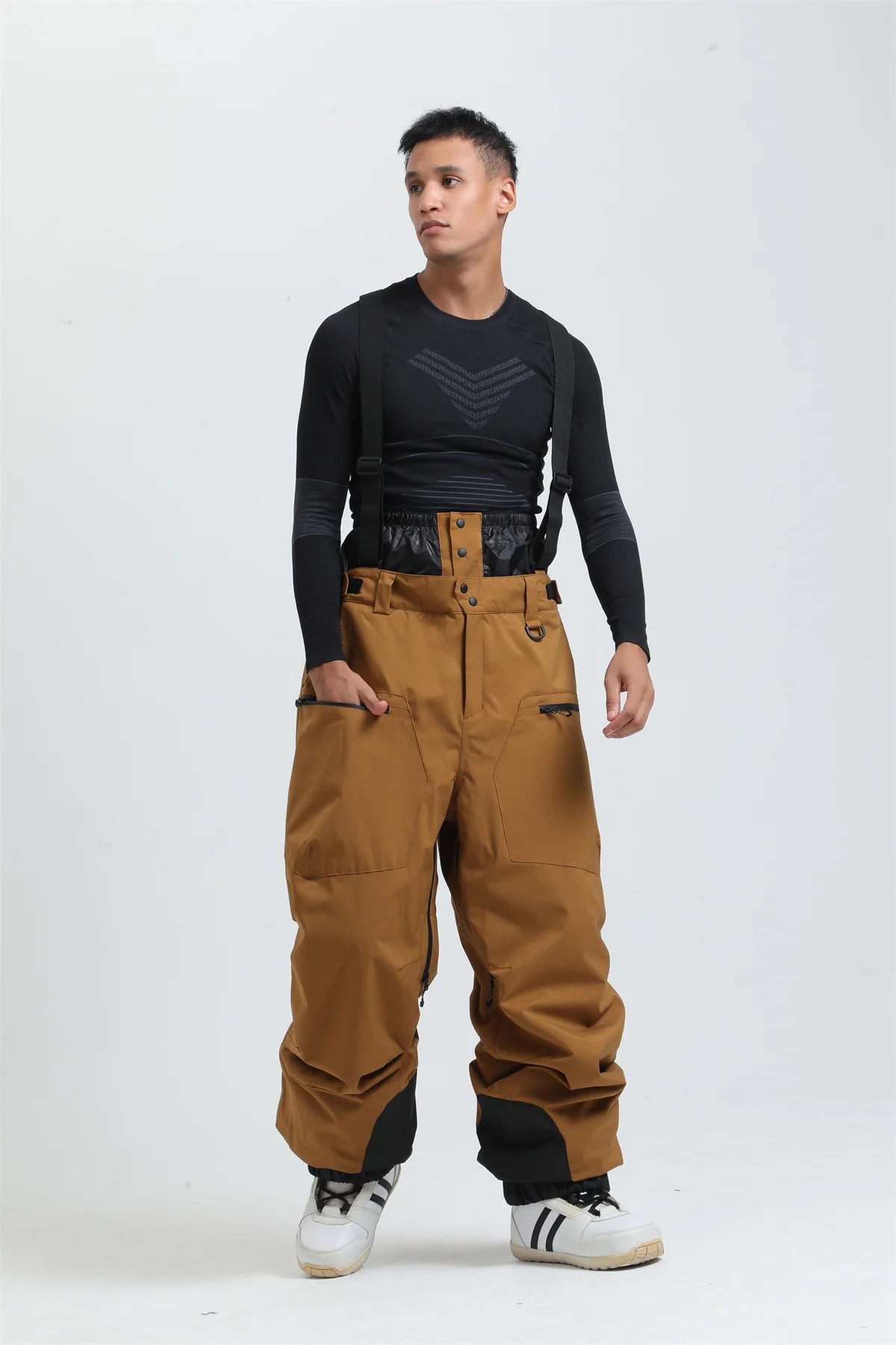 Full Length Suspender Ski and Snowboard Winter Bib Pants
