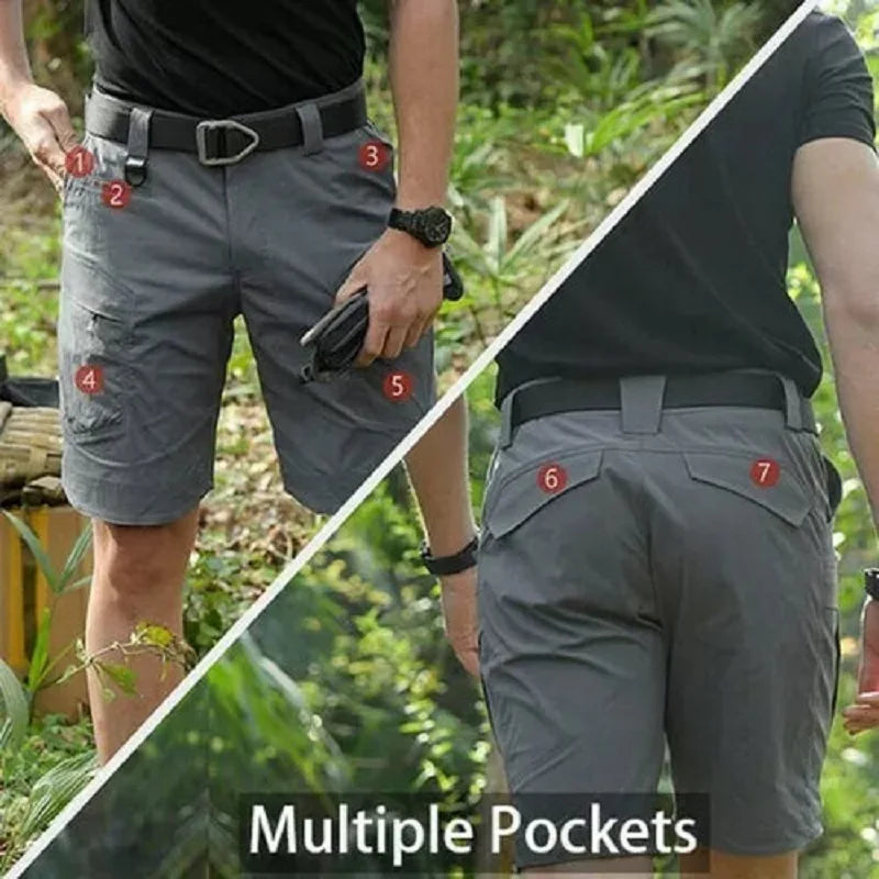 Men's Multi-Pocket Cargo Shorts
