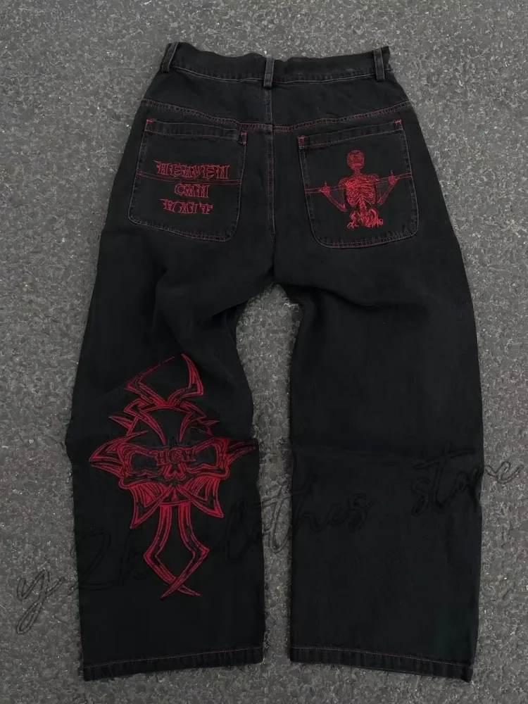 Men's Wide Leg Denim Jeans for Casual Everyday Wear