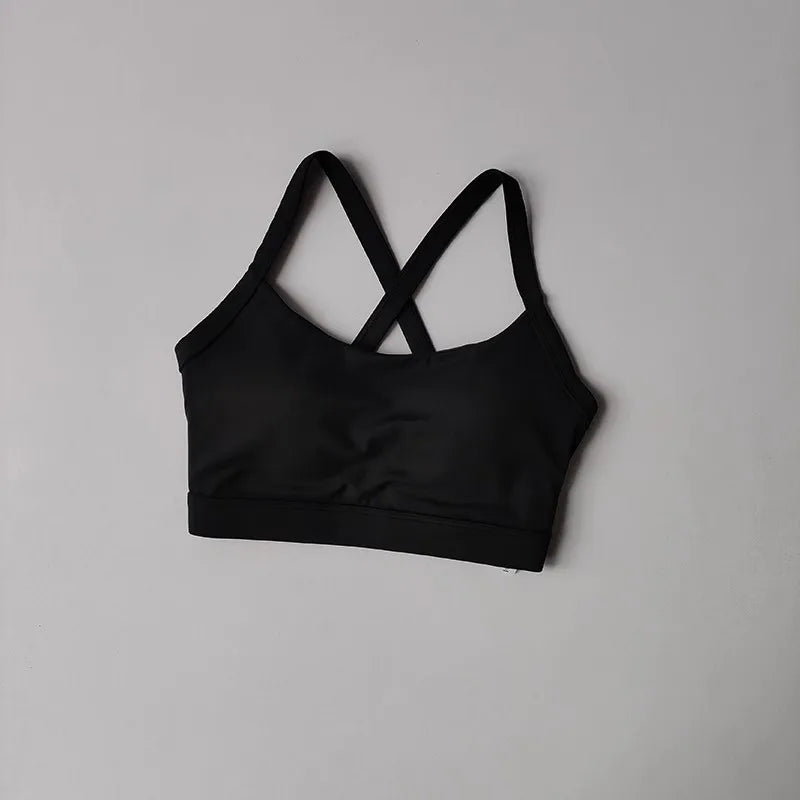 Women's Lace Up Back Sports Bra