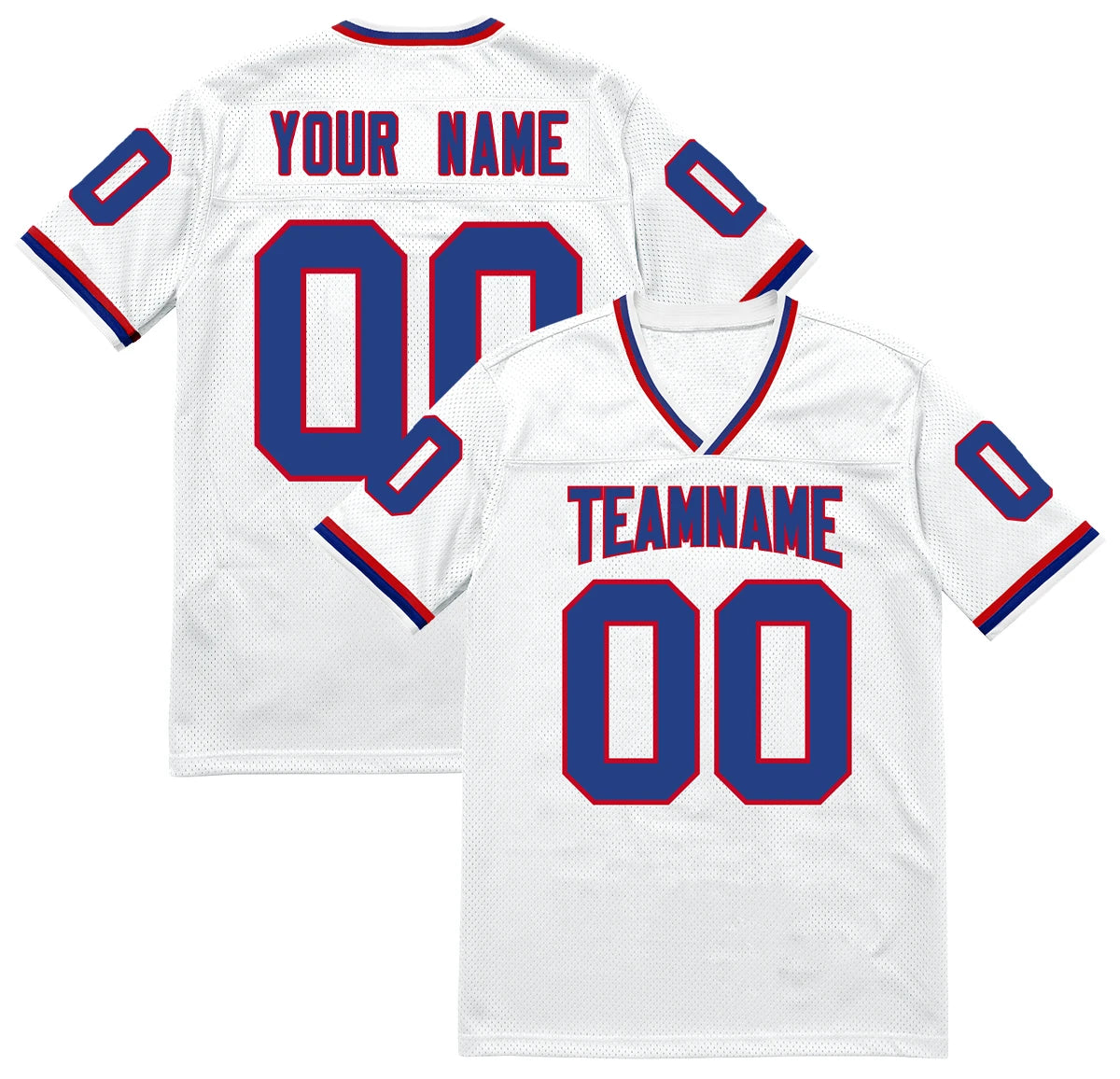 American Football Graphic Short Sleeve Crew Neck Sports T Shirt