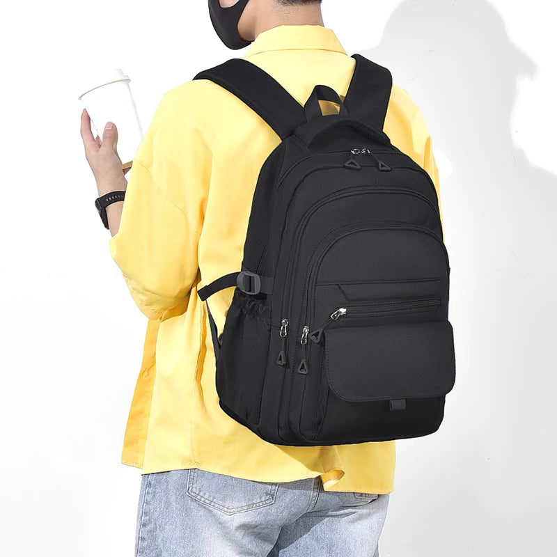 Multi-Layer Commuter Backpack with Front Pockets and Twin Shoulder Straps