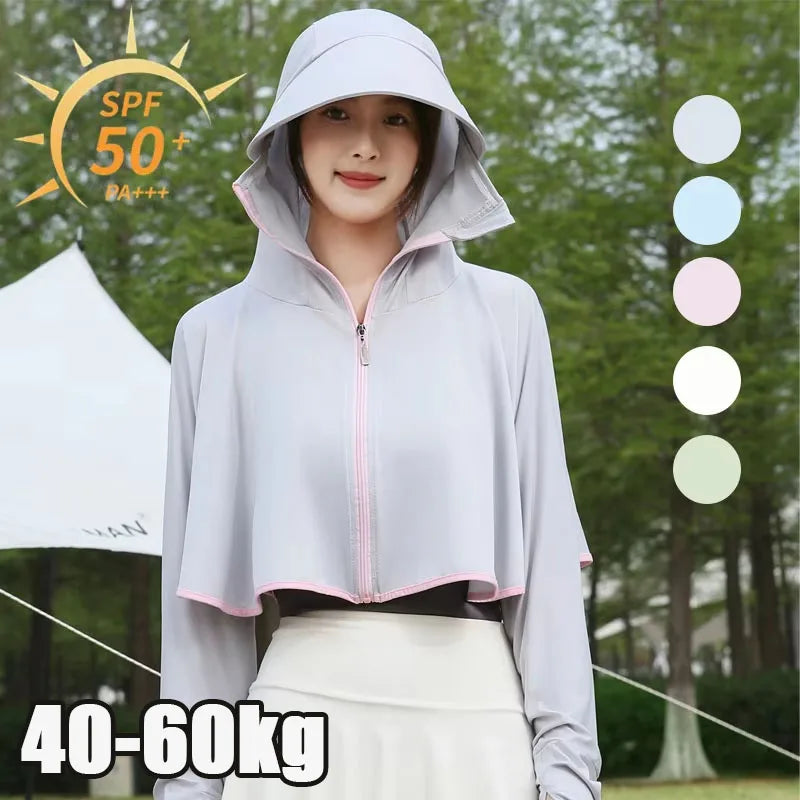 Cropped Zip Hooded Jacket for Layering over Outfits