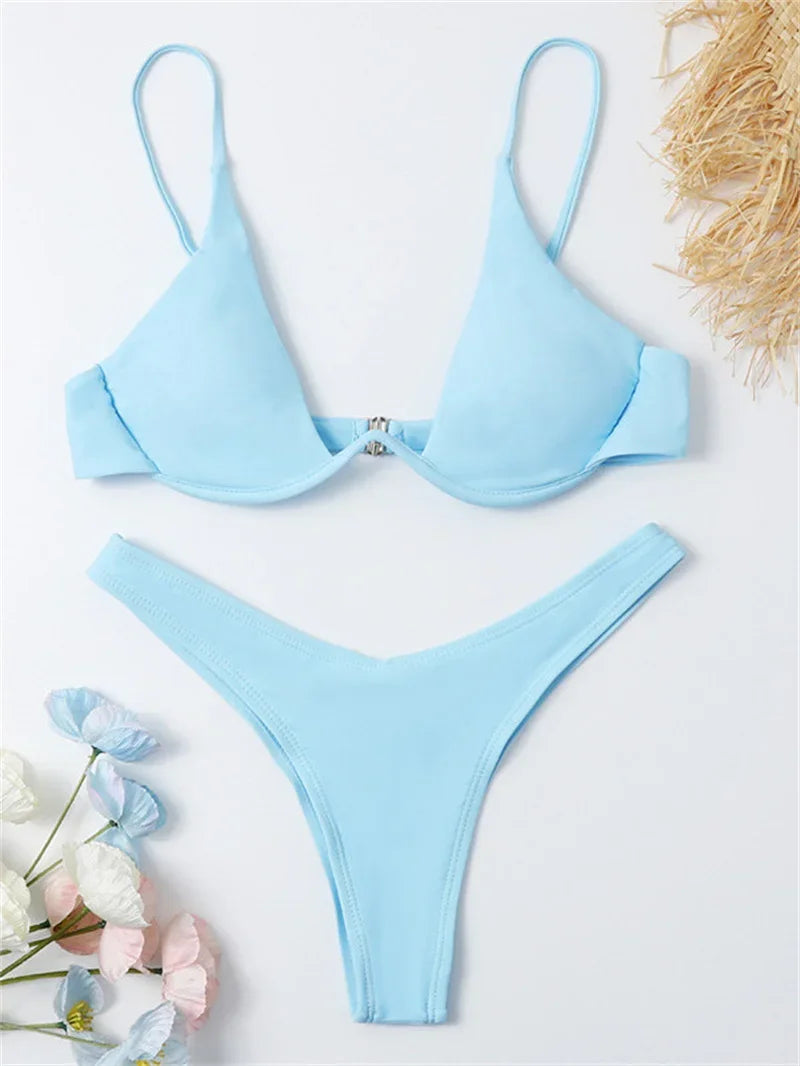 Underwire Halter Bikini