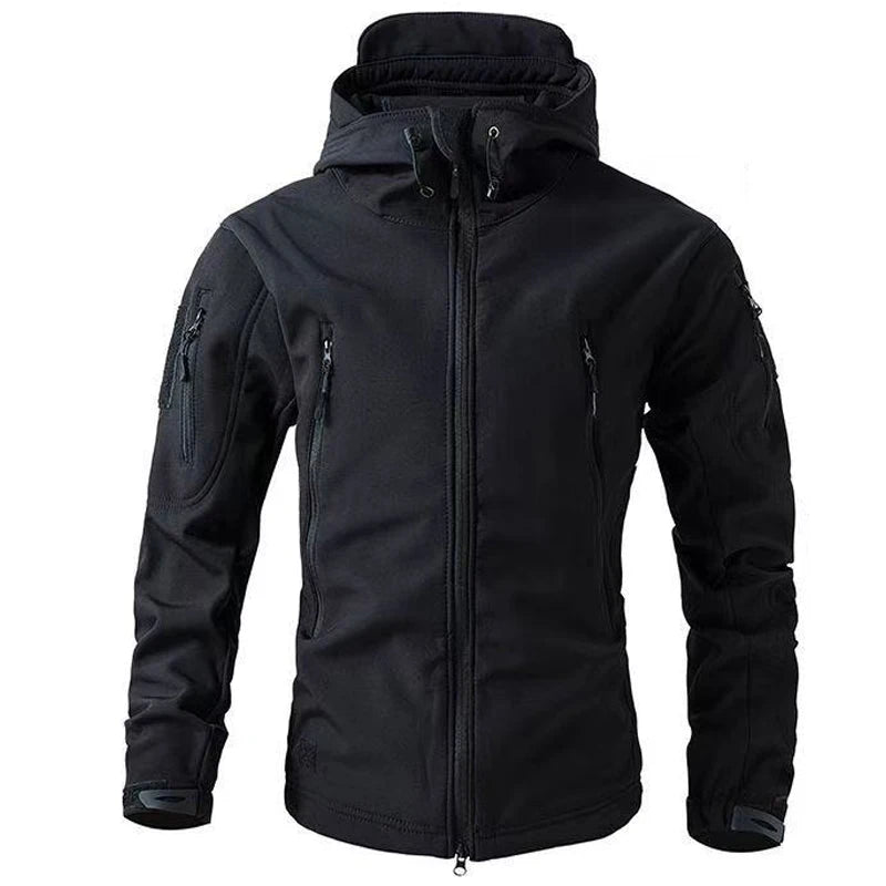 Men's Stand Collar Softshell Jacket