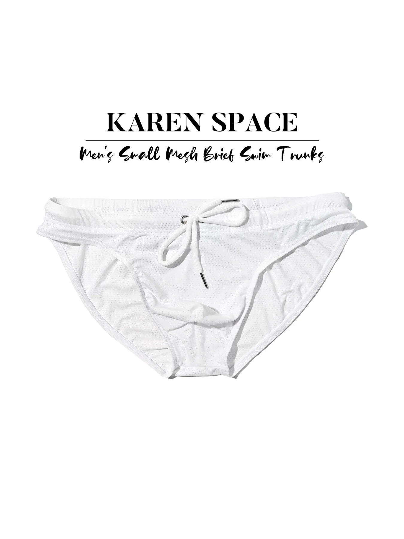 Men's Swimsuit Bottoms in Low-Waist Swim Brief Style for Beach and Pool Wear