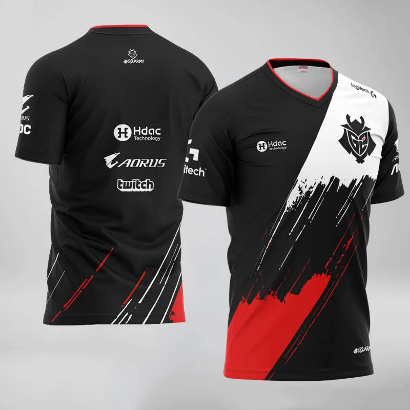 G2 Esports Graphic Short Sleeve T-shirt For Sports Outfits