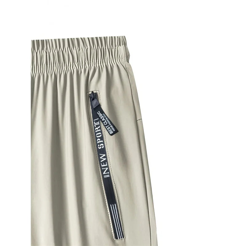Men's Elastic Waist Casual Pants For Everyday Wear