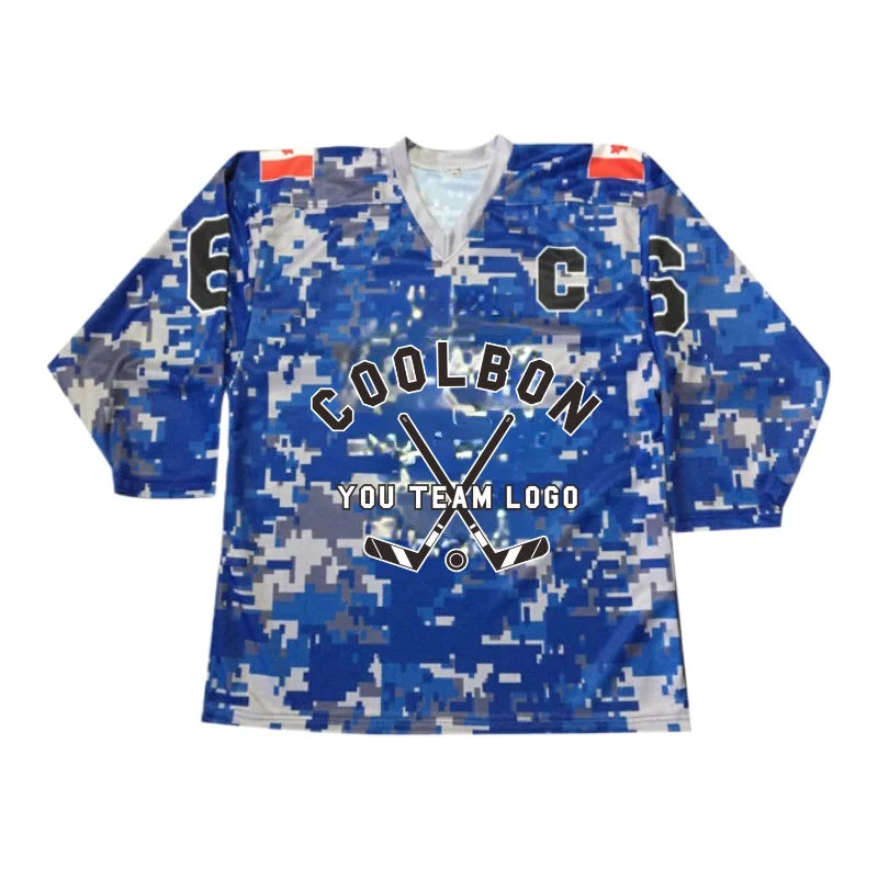 Number Graphic Hockey Long Sleeve Jersey For Sports Outfits
