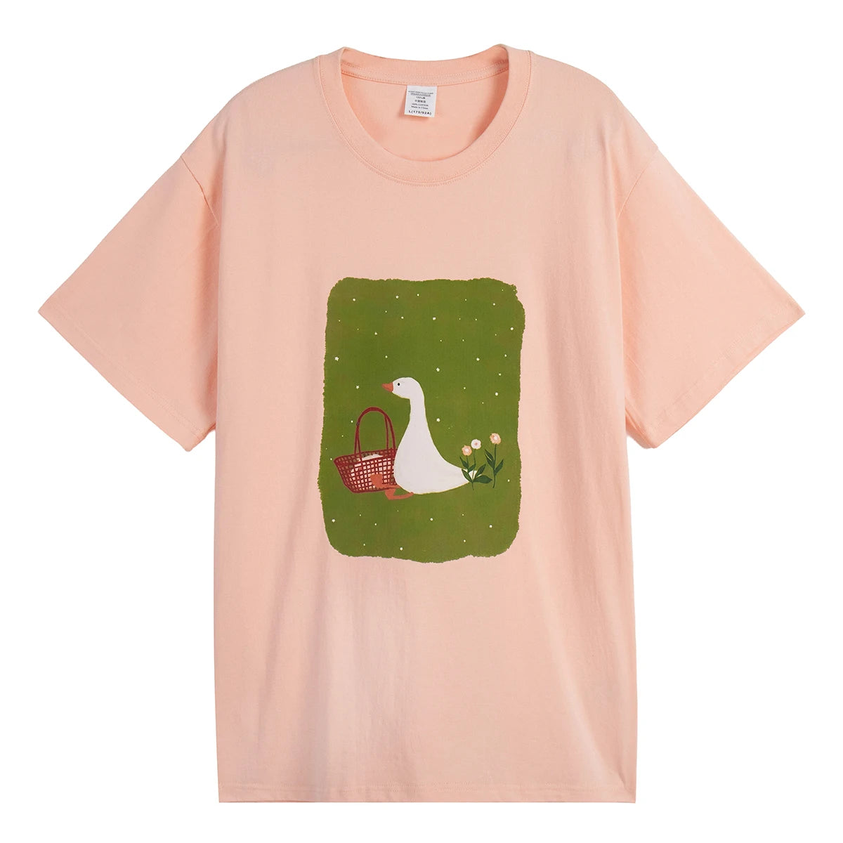 Graphic Crew Neck Short Sleeve Casual Pullover T Shirt