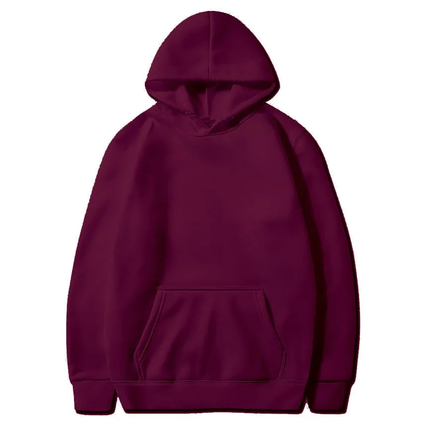 Long Sleeve Casual Hooded Sweatshirt with Relaxed Streetwear Styling