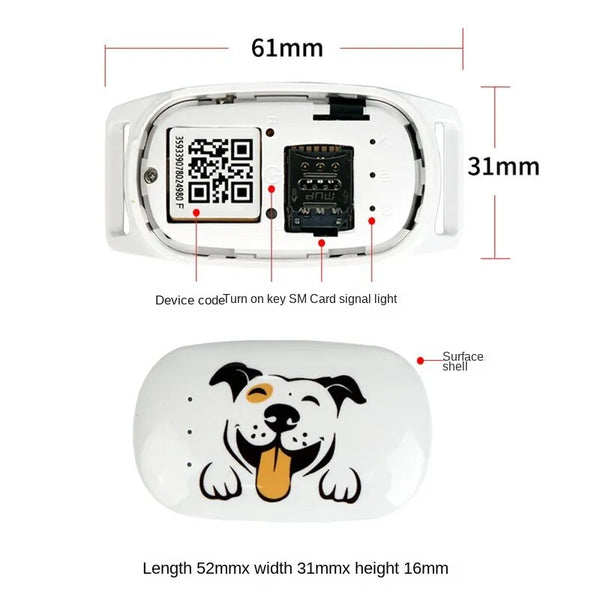 4G Pet Tracker GPS Locator Dog Anti-Lost Locator Waterproof Find Device Remote Control Cat Collar Tracking Device for Dogs Cats