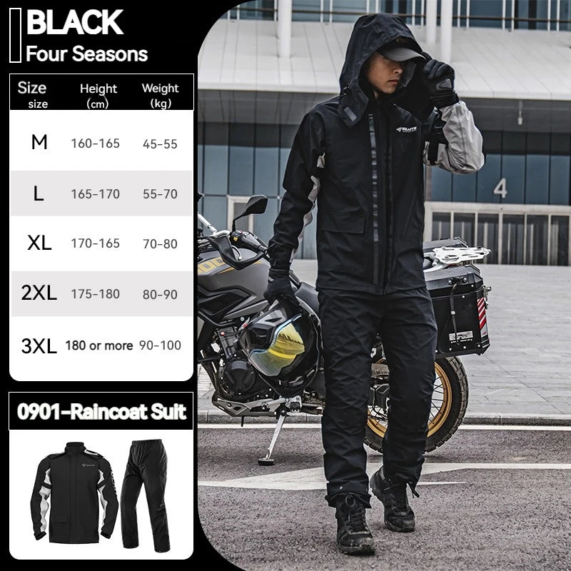 Outdoor Hooded Jacket and Trouser Clothing Set with Style Options