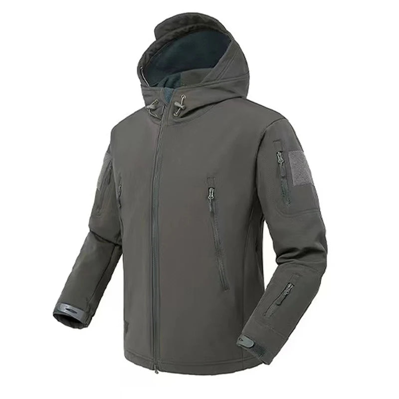 Men's Hooded Zip Front Jacket with Separate Trouser Options