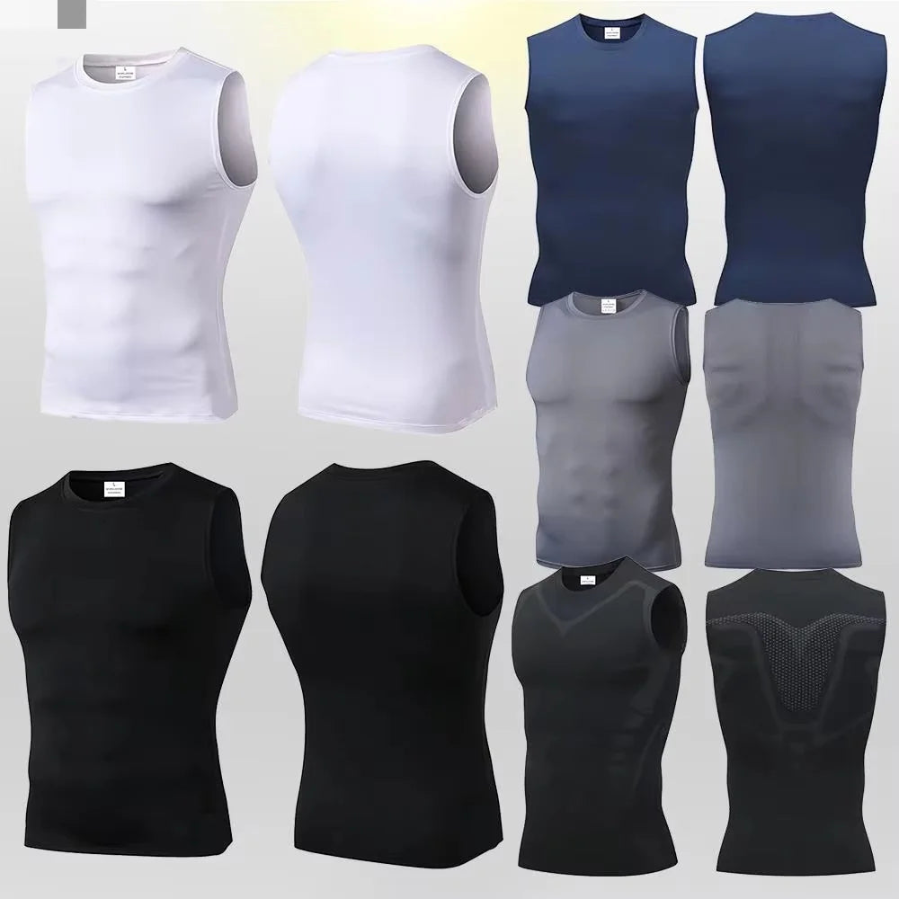 Men's Printed Sleeveless Training Tank Top