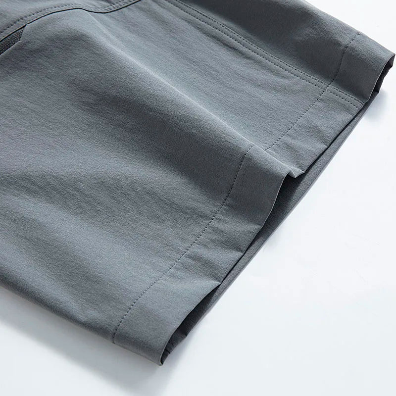 Lightweight Stretch Hiking Shorts with Zippered Pockets