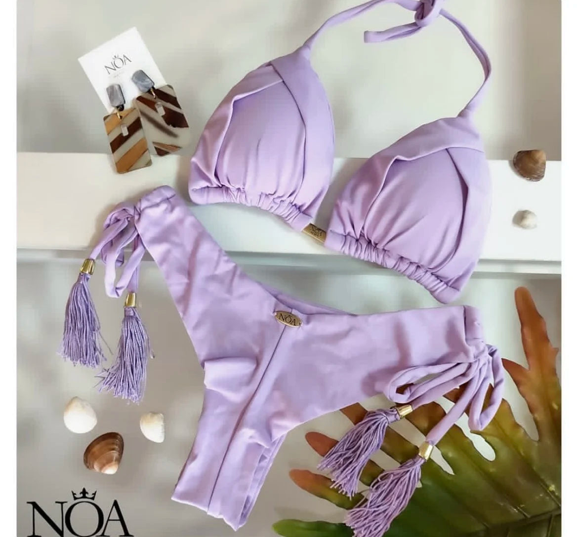 Solid Triangle Bikini