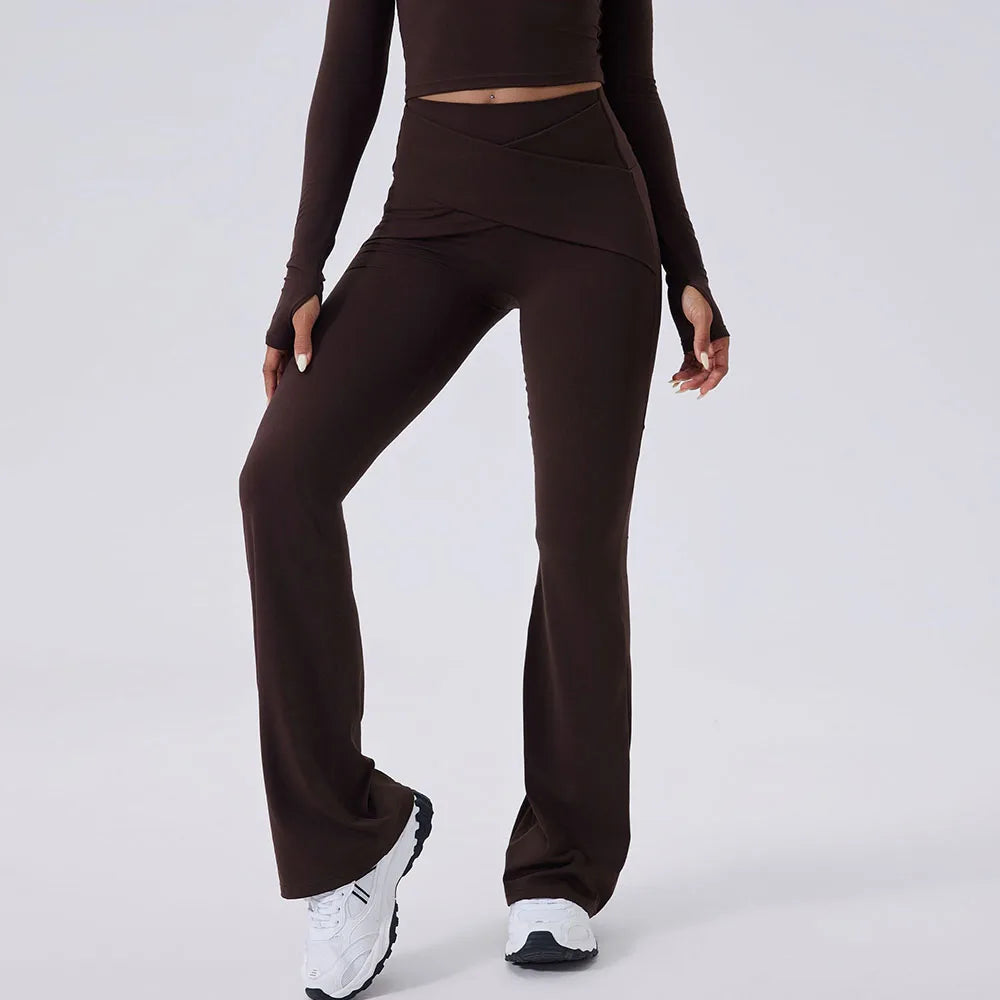 Women's Off-Shoulder Top and Shorts Workout Set