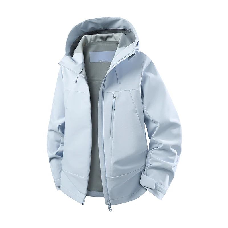 Unisex Waterproof Windproof Hiking Jacket for Outdoor Trekking
