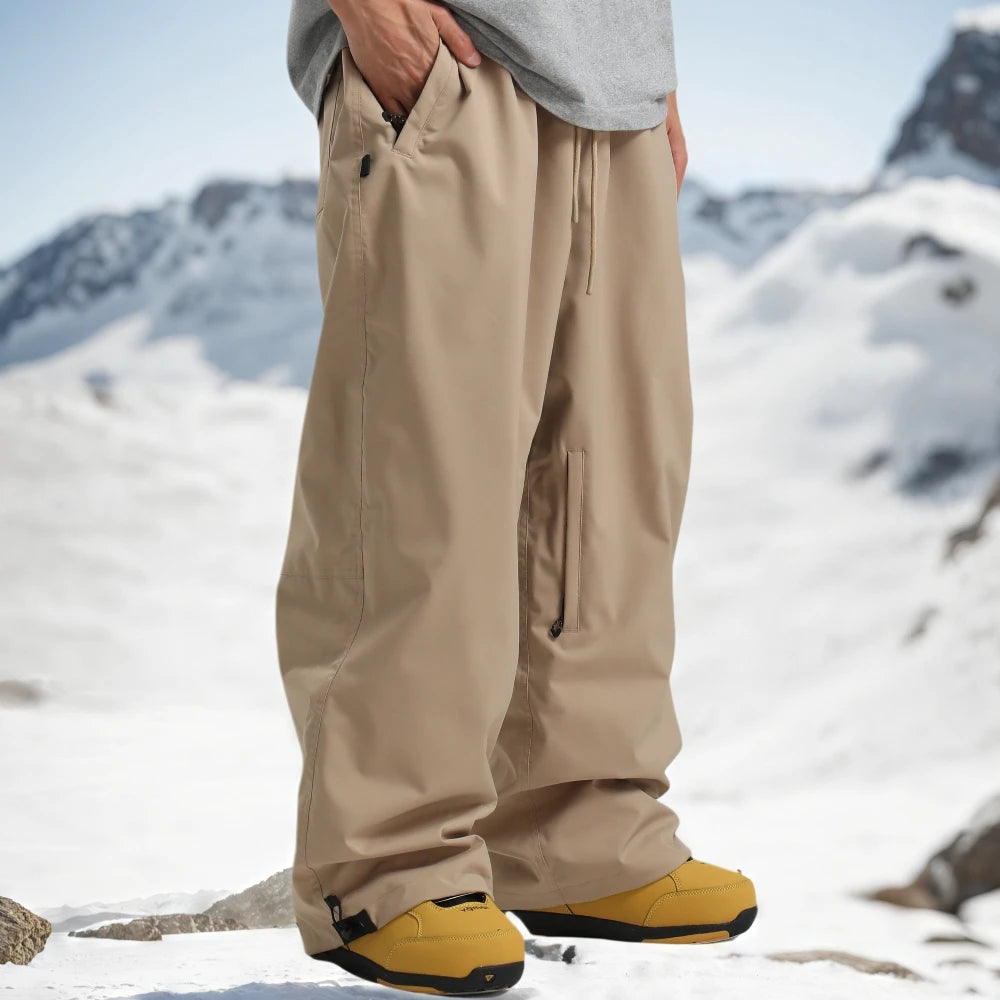 Full Length Loose Fit Ski and Snowboard Winter Pants