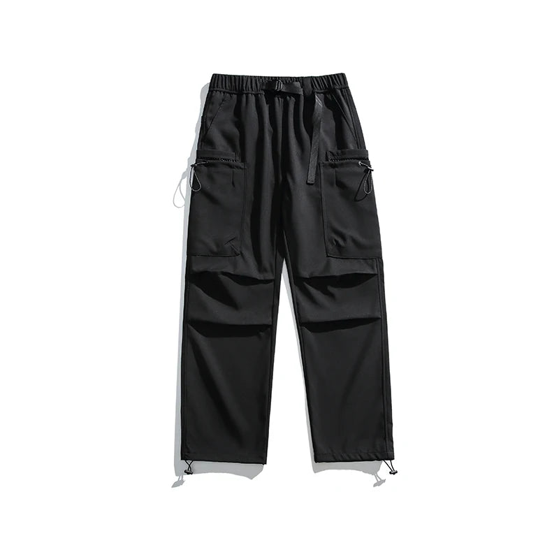 Men's Loose Fit Cargo Pants with Adjustable Outdoor Style