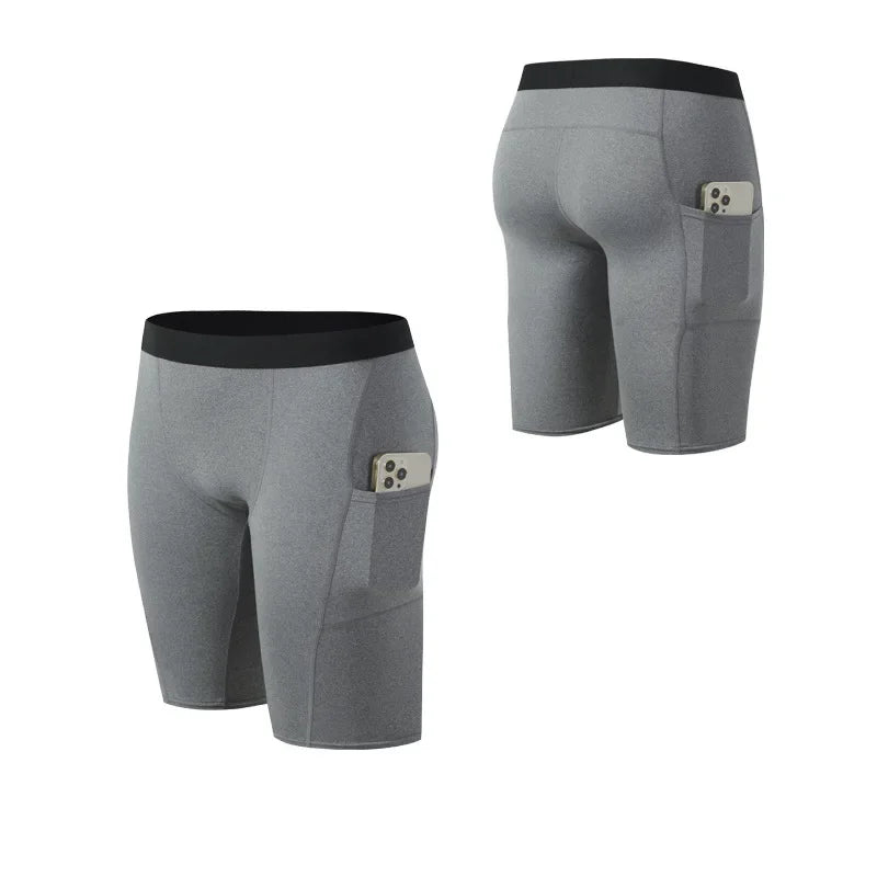 Men's Pocket Training Shorts for Gym and Running
