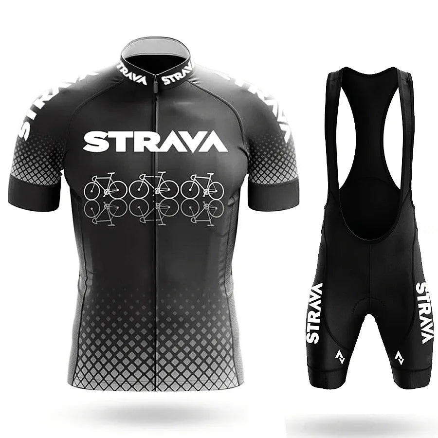 Men's Graphic Cycling Jersey and Shorts with Outfit Set Options