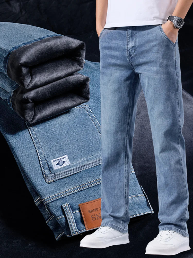 Men's Straight Leg Denim Jeans for Casual Everyday Wear