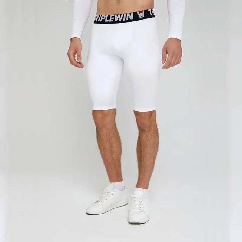 Men's Fitted Training Shorts for Gym and Running