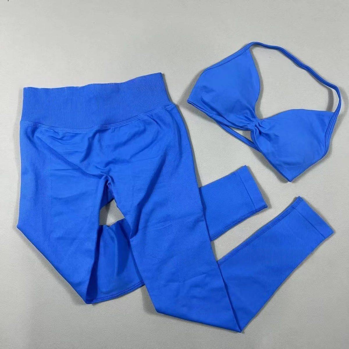 Women's Halter Bra And Leggings Yoga Set For Workout Outfits