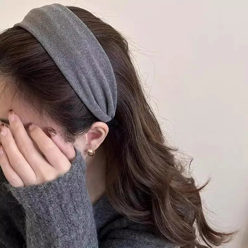 Wide Fabric Covered Padded Headband for Everyday Hair Styling
