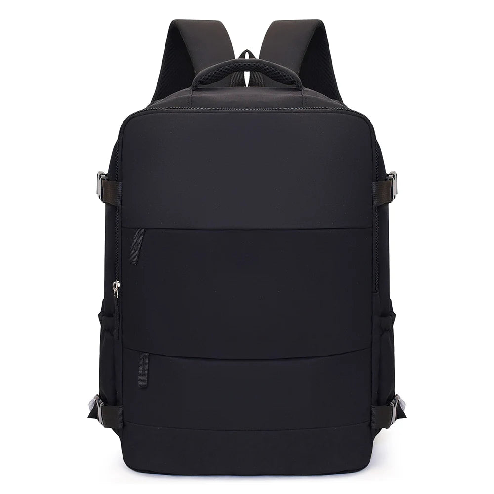Short Trip Travel Backpack with Rectangular Shape and Laptop Compartment Design