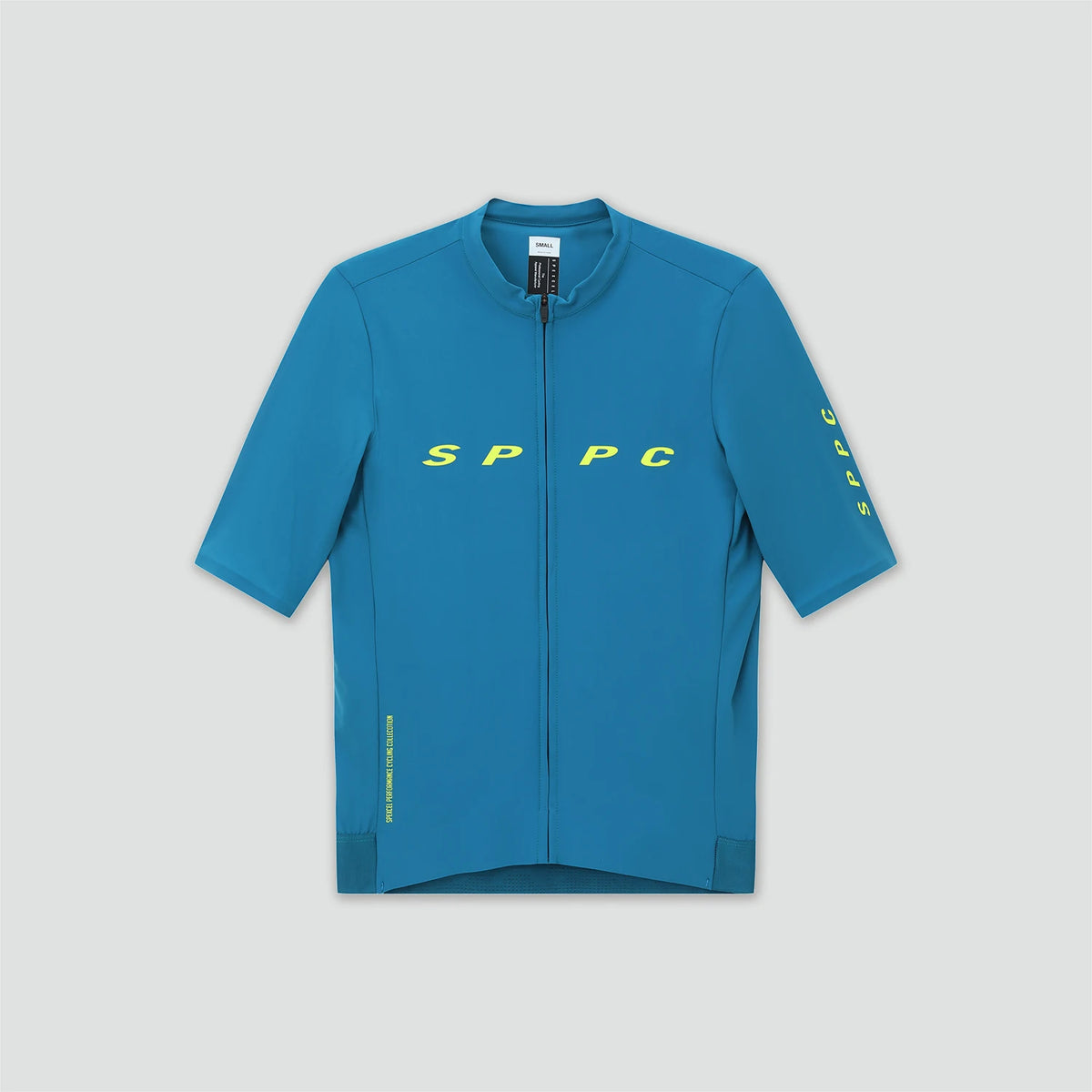 Men's Zip-Front Cycling Jersey in Nylon and Elastane for Road Riding