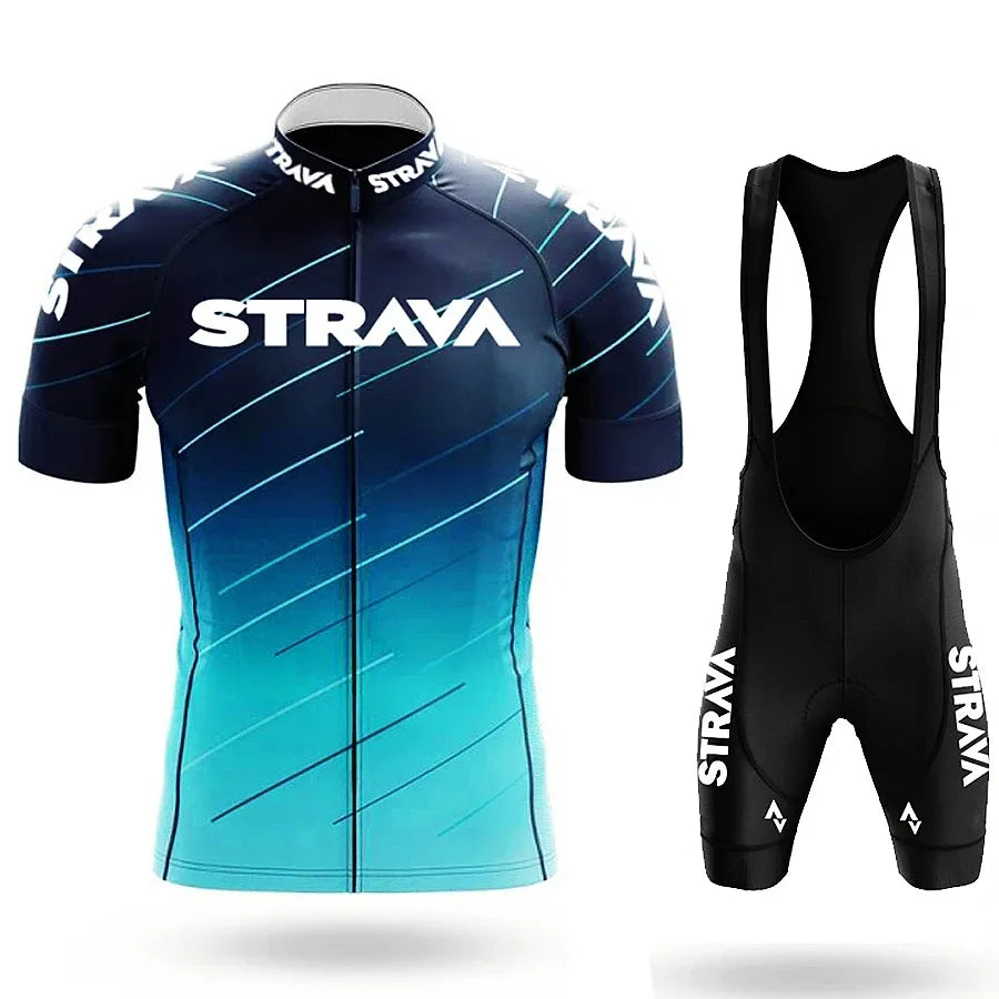 Men's Graphic Cycling Jersey and Shorts with Outfit Set Options