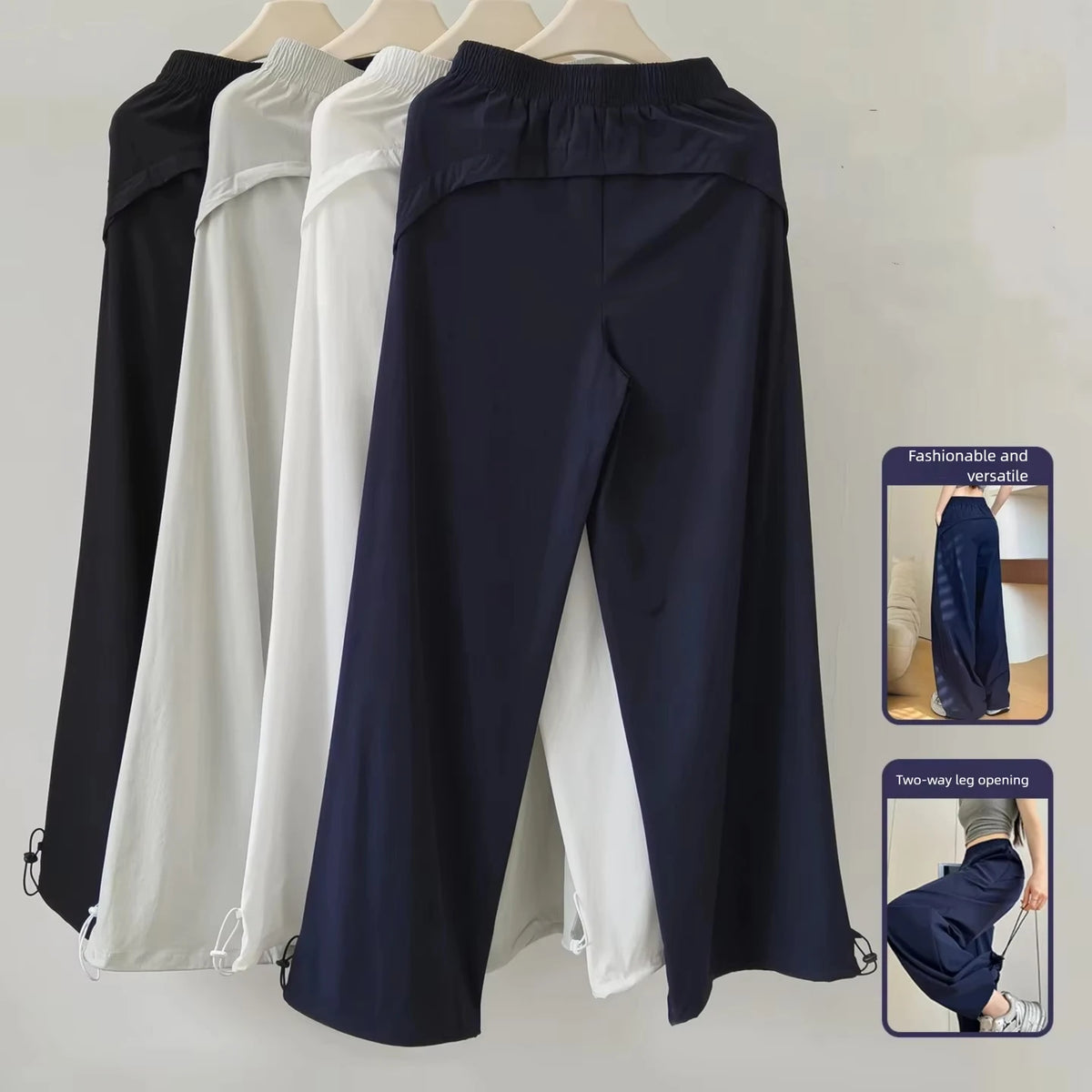 Women's High Waist Wide Leg Pants for Dance and Casual Activewear