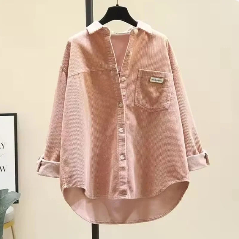 Women's Long Sleeve Button Front Shirt