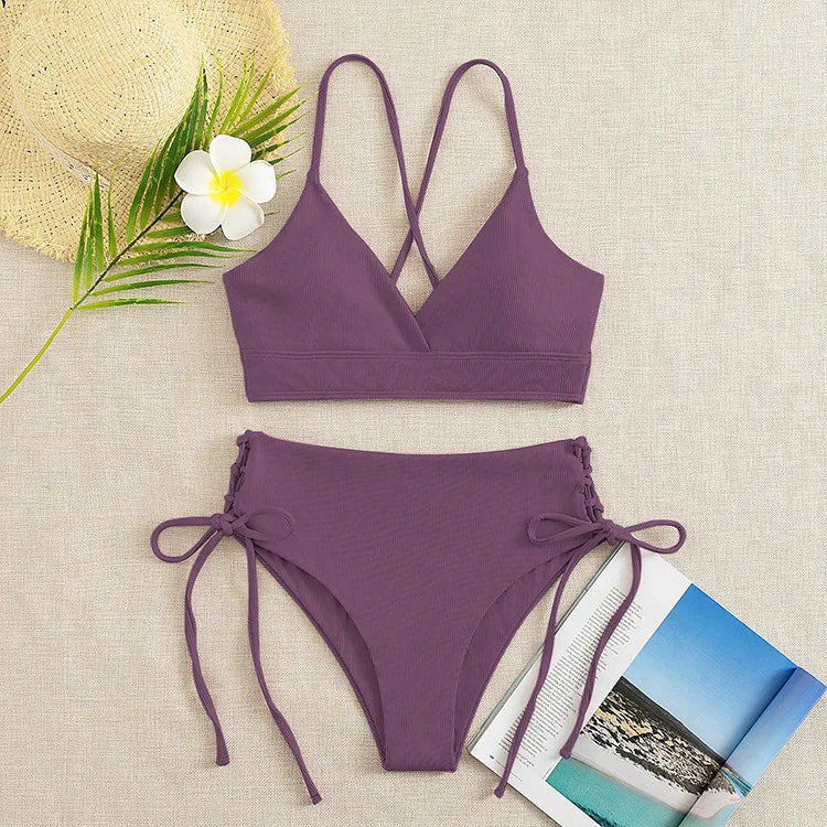 V-Neck Triangle Bikini