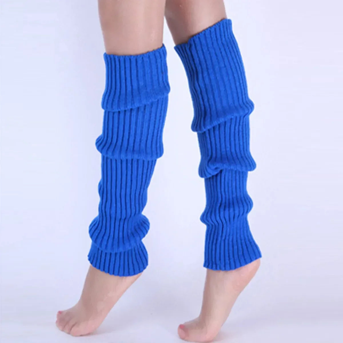 Ribbed Knit Leg Warmers with Original Mixed Style Options