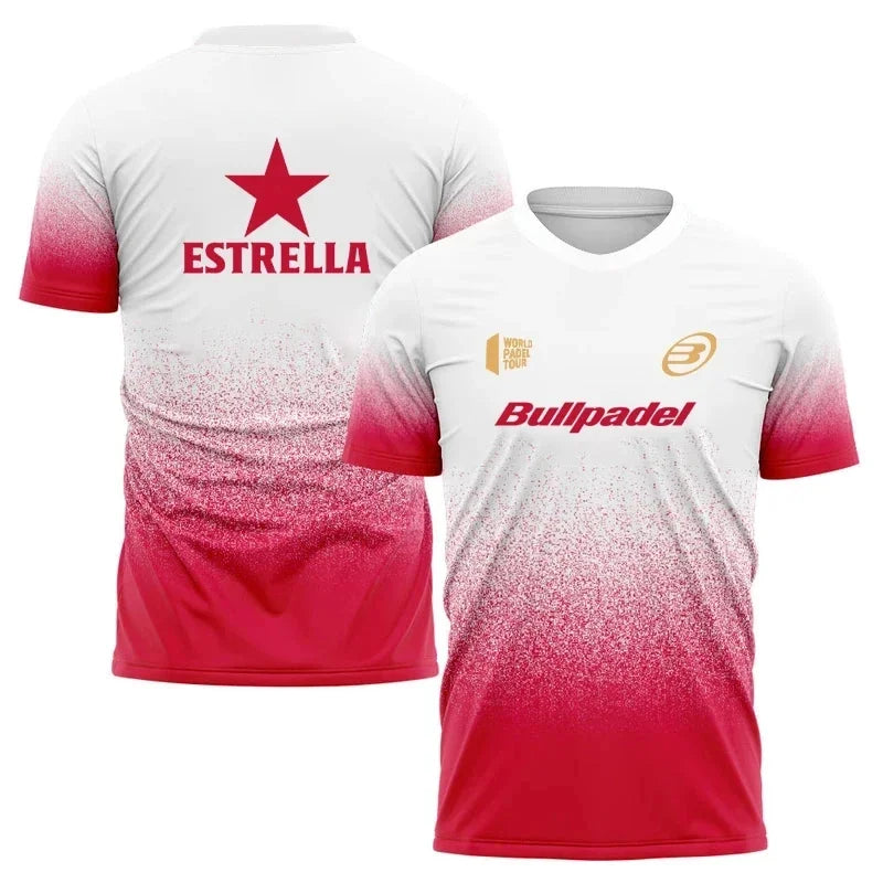 Padel Graphic Short Sleeve T-shirt For Sports Outfits