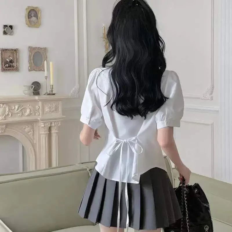 Women's Fitted Collared Long Sleeve Shirt