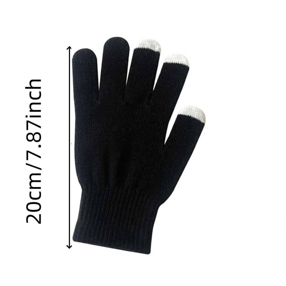 Men's Knitted Hat Scarf and Gloves Set for Outdoor Winter Wear