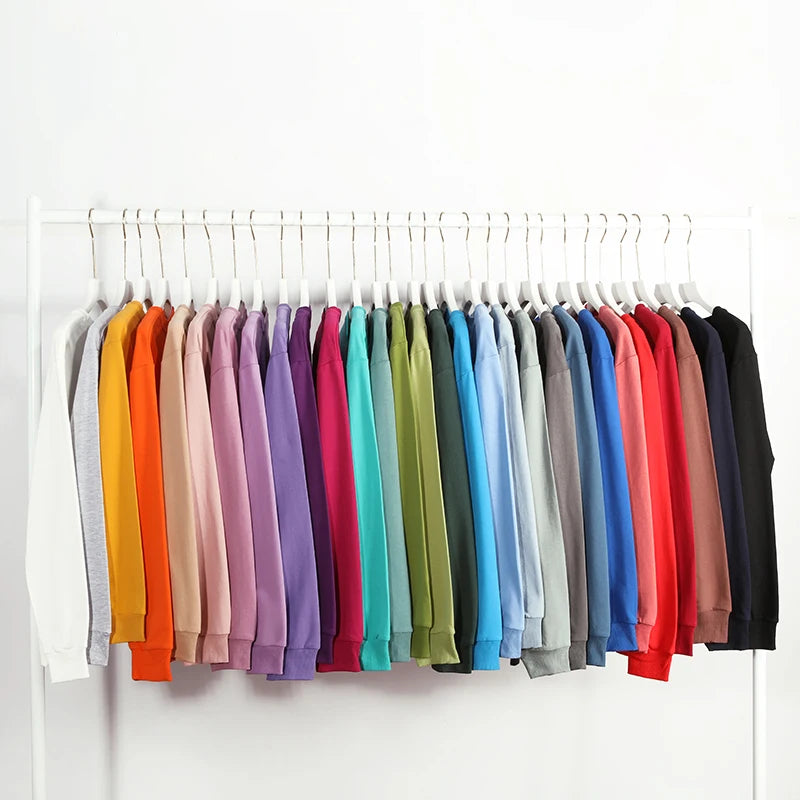 Long Sleeve Casual Pullover Sweatshirt with Original Style Options