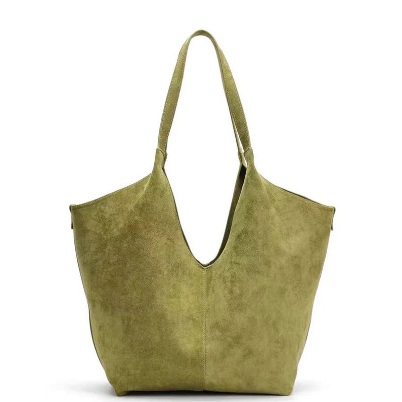 Women's Soft Shoulder Tote Bag with Carry Handles and Multiple Shapes