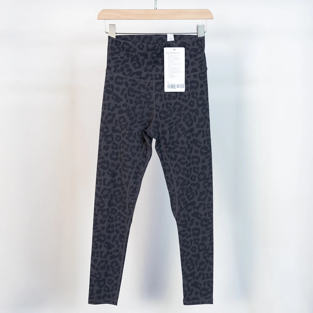 Women's Leopard Print Full Length Leggings For Workout Outfits