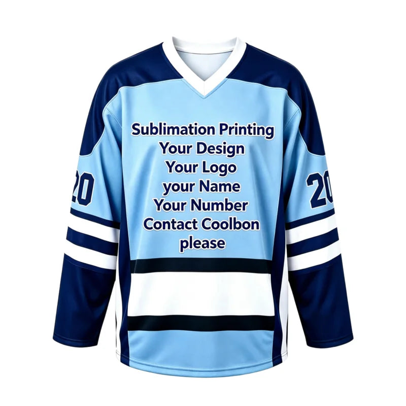 Number Graphic Hockey Long Sleeve Jersey For Sports Outfits