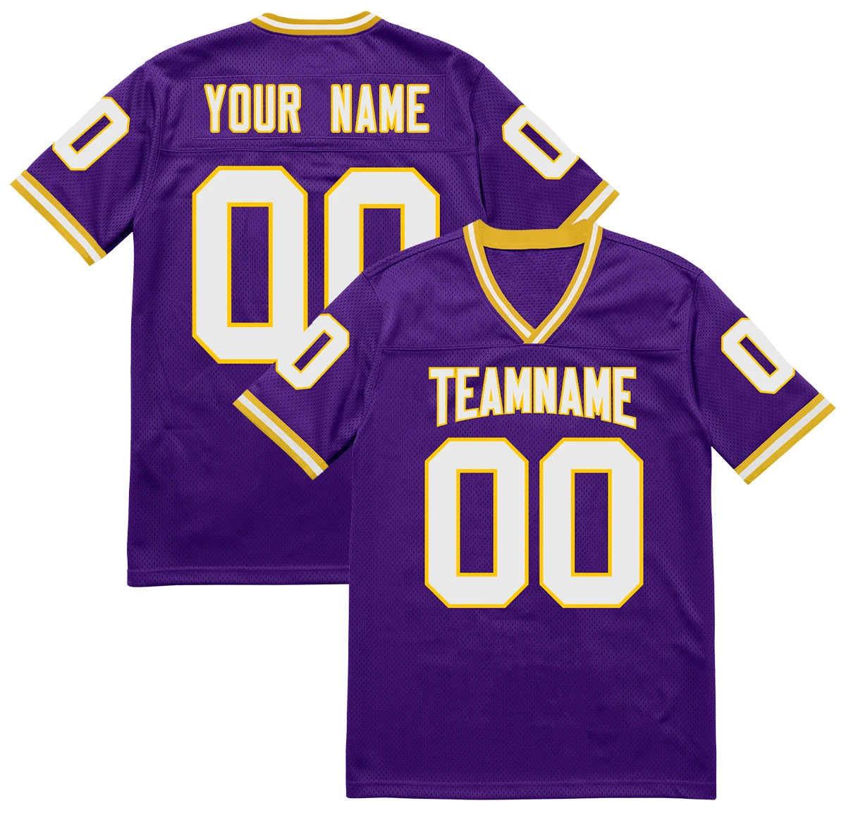 American Football Graphic Short Sleeve Crew Neck Sports T Shirt