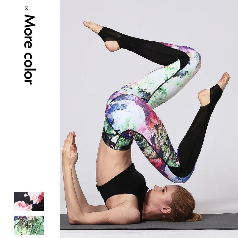 Women's Printed High-Waist Workout Leggings