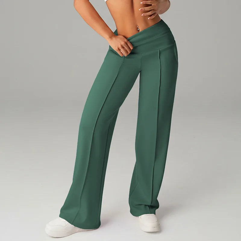 Women's Loose Wide Leg Yoga Pants For Workout Outfits