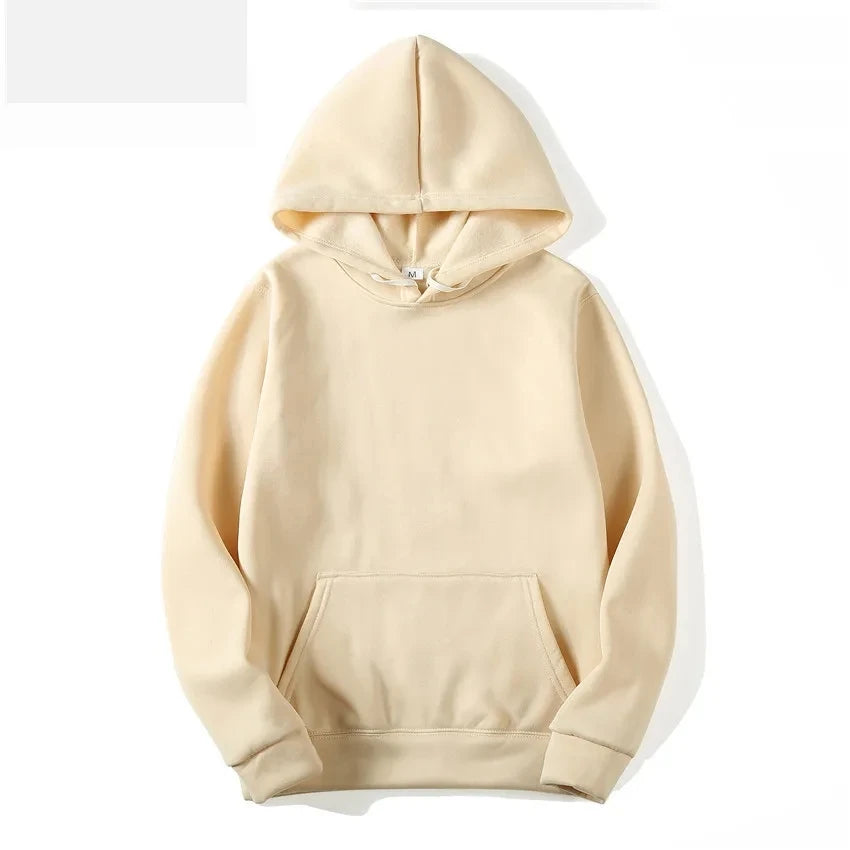 Long Sleeve Casual Hooded Sweatshirt with Relaxed Streetwear Styling